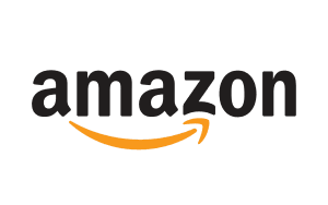 The Amazon logo showcases "amazon" in lowercase black letters with an orange arrow curving from 'a' to 'z,' symbolizing a wide array of products, just as a career coach guides diverse paths from start to finish.